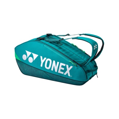 Torba na rakiety Yonex Pro (Schlägertasche, 2 główne komory) 2025 ciemnozielona na 6 rakiet